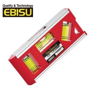 【EBISU】Mini系列-裝置用精密三泡水平尺 附磁(ED-10SBMR)