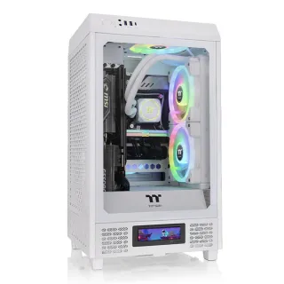 【Thermaltake 曜越】透視The Tower 200 迷你機殼 雪白版(CA-1X9-00S6WN-00)