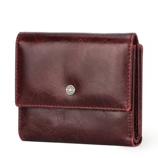 【米蘭精品】現貨+預購 短夾真皮手拿包(RFID牛皮錢包三折女皮夾3色74ep49)
