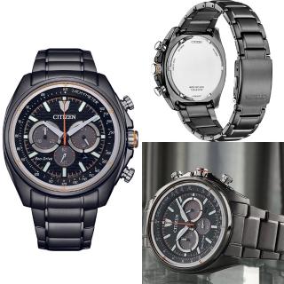 【CITIZEN 星辰】追速極限光動能計時錶/44.7mm(CA4567-82H)
