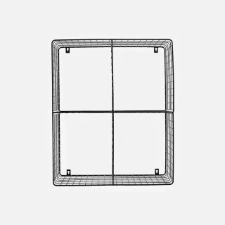 【特力屋】Home Zone 收納網架 48.5x18.9x65.8cm 附掛勾*6