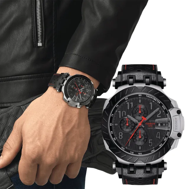 【TISSOT 天梭】官方授權 T-RACE MOTOGP 2022 限量賽車機械錶 開學(T1154272705701)