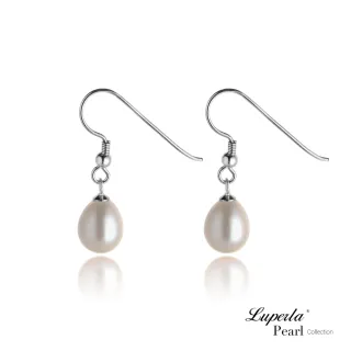 【大東山珠寶】天然淡水珠銀勾水滴耳環(時尚珍珠)