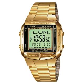 【CASIO】金色夢幻復刻電子錶(DB-360G-9A)