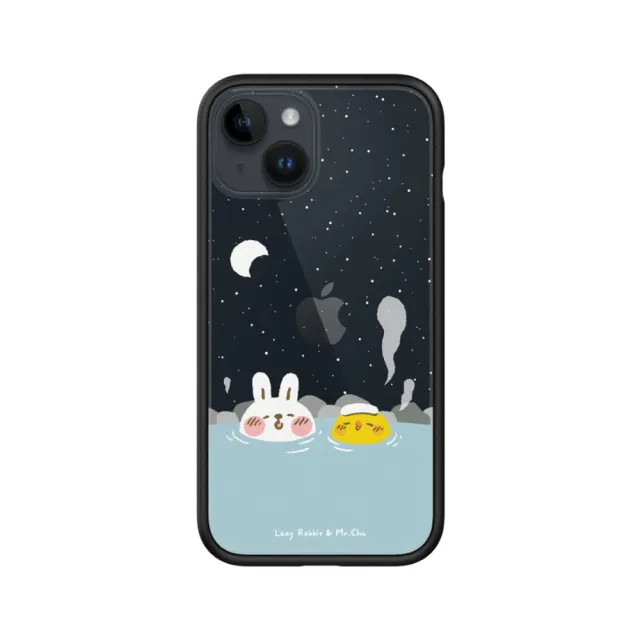 【RHINOSHIELD 犀牛盾】iPhone X/Xs/XR/Xs Max系列 Mod NX手機殼/懶散兔與啾先生-泡溫泉(懶散兔與啾先生)