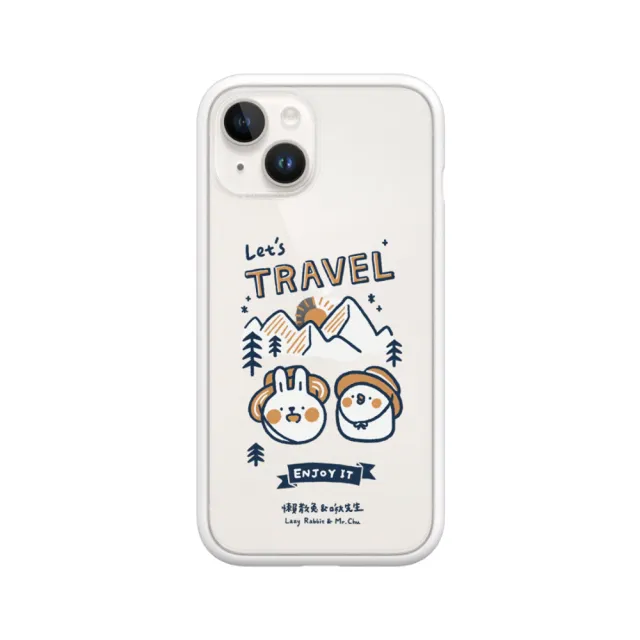 【RHINOSHIELD 犀牛盾】iPhone 11/11 Pro/Max Mod NX手機殼/懶散兔與啾先生-Let”s travel(懶散兔與啾先生)