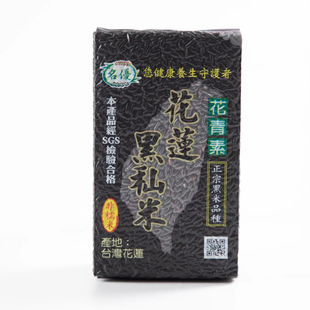 【名優】花蓮養生黑米16 包組(600g/包)