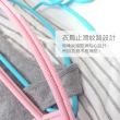 【AXIS】台灣製居家達人乾溼兩用順肩無痕防滑塑膠衣架(70入組)