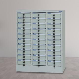 【時尚屋】DF多用途PC存放櫃30格不透明抽(RU5-DF-PC-30N)