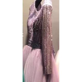 【女神婚紗禮服】極致多色手工縫珠閃亮蓬裙宴會晚禮服 LA70237 紫色(派對 酒會)