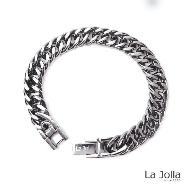 【La Jolla】經典伸卡球 純鈦鍺手鍊(20.5cm)