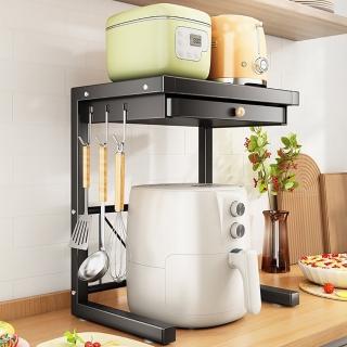 【Easy buy 居家生活】氣炸鍋電器收納架(氣炸鍋 廚房收納架 廚房電器架)