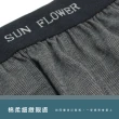 【Sun Flower三花】五片式針織平口褲.男內褲-鐵灰(純棉男四角內褲/專利五片式平口褲/四角褲)
