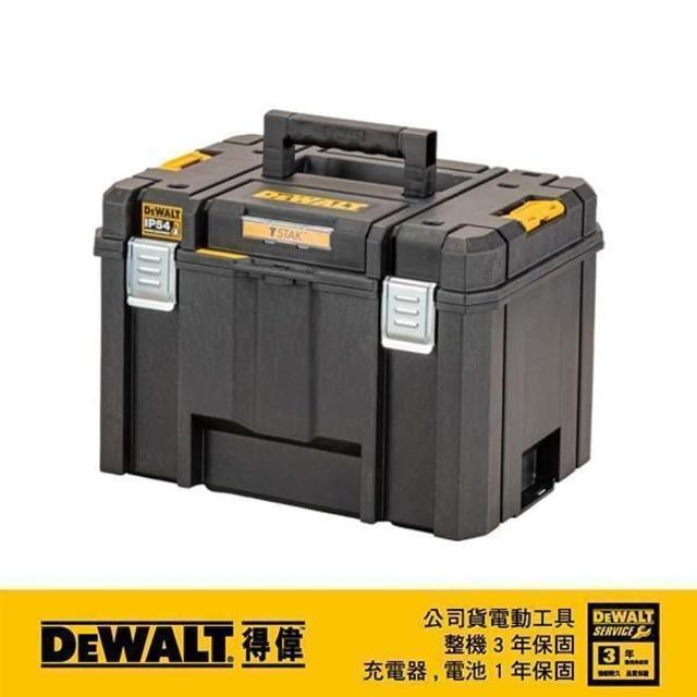 【DEWALT 得偉】變形金剛2.0系列-深型工具箱(DWST 83346-1)