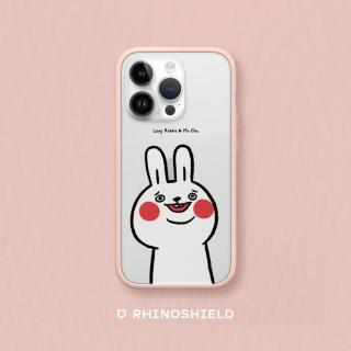 【RHINOSHIELD 犀牛盾】iPhone X/Xs/XR/Xs Max系列 Mod NX手機殼/懶散兔與啾先生-傻笑(懶散兔與啾先生)