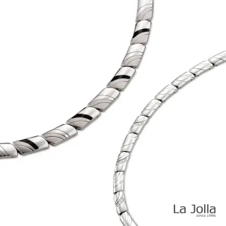 【La Jolla】巴黎戀人 純鈦項鍊(男款-琺瑯)