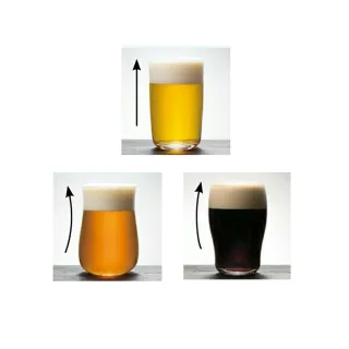 【ADERIA】日本薄口強化啤酒杯 255ml 1入 醇厚款(啤酒杯 飲料杯 強化玻璃杯)