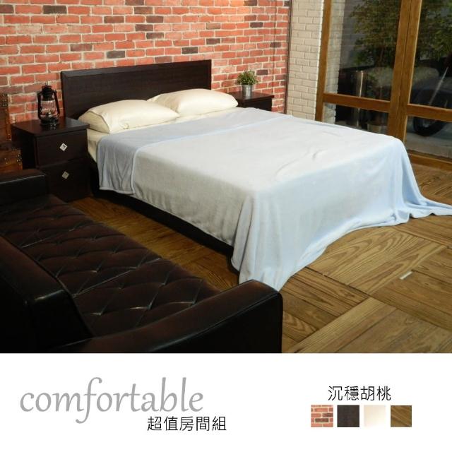 【時尚屋】喬伊絲床片型3件房間組-床片+掀床+床頭櫃1個-四色可選(1WG5-31W)