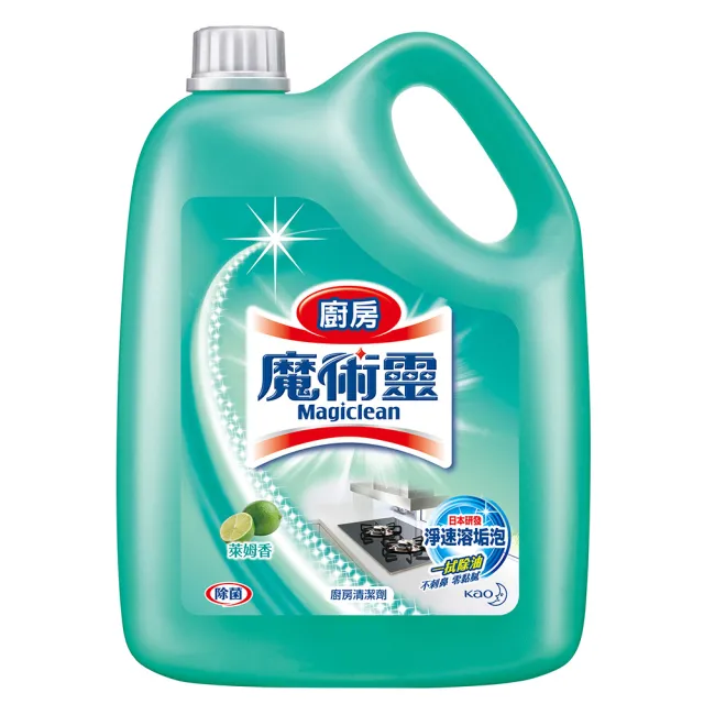 【魔術靈】廚房清潔劑_量販瓶3800ml(萊姆香)