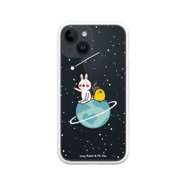 【RHINOSHIELD 犀牛盾】iPhone 13 mini/13 Pro/Max Mod NX手機殼/懶散兔與啾先生-小宇宙(懶散兔與啾先生)