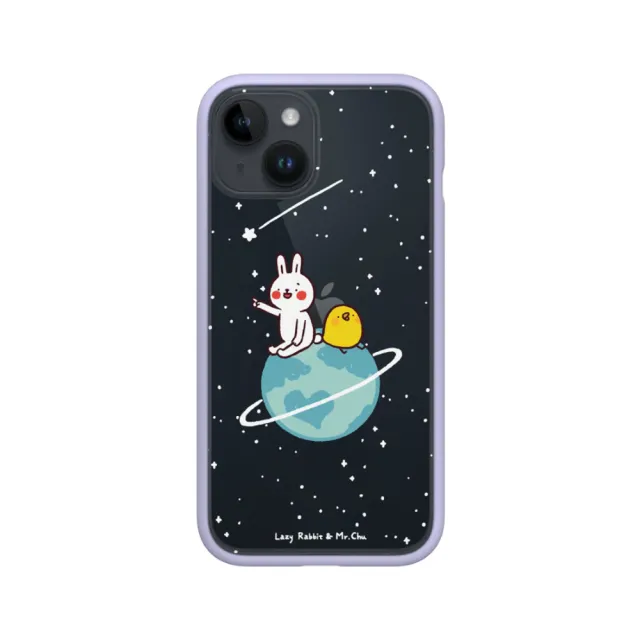 【RHINOSHIELD 犀牛盾】iPhone 13 mini/13 Pro/Max Mod NX手機殼/懶散兔與啾先生-小宇宙(懶散兔與啾先生)