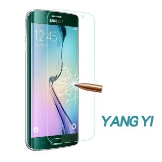 【YANG YI 揚邑】Samsung S6 edge 9H鋼化玻璃保護膜(3D滿版 防爆防刮防眩)