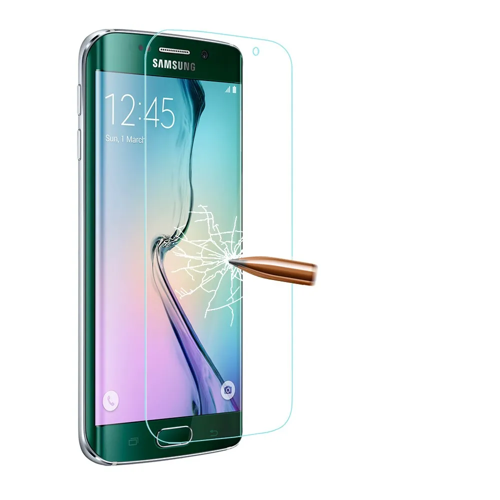 【YANG YI 揚邑】Samsung S6 edge 9H鋼化玻璃保護膜(3D滿版 防爆防刮防眩)