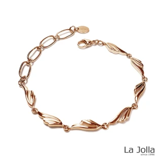 【La Jolla】夢想之翼 純鈦鍺手鍊(金色)