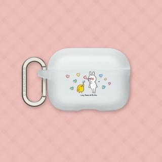 【RHINOSHIELD 犀牛盾】AirPods Pro2/Pro/第3/2/1代 無線耳機保護殼/Bubble(懶散兔與啾先生)