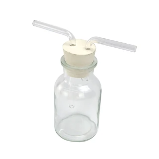 【Life工具】多功能瓶 吸引瓶 廣口瓶 抽濾裝置 集氣裝置 玻璃瓶 125ml 130-GWB125(實驗用品 洗氣瓶)