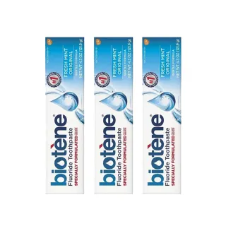 【Biotene】含氟牙膏121.9gx3入(清新薄荷)