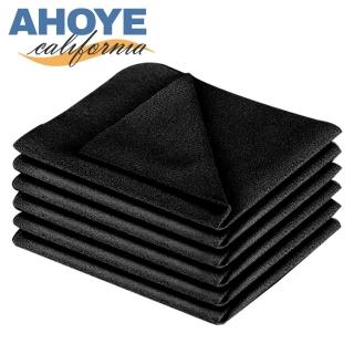 【AHOYE】加厚麂皮絨纖維無塵布 18*15cm-六條裝(擦拭布 除塵布 拭鏡布)