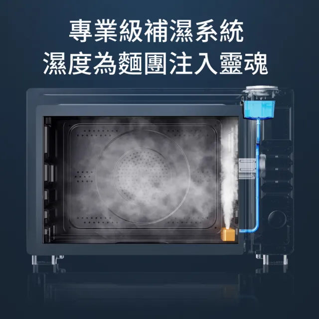 【Kaiser 威寶】40升美廚全功能微蒸氣炸烤箱KHAC-40L(微蒸氣炸烤箱)