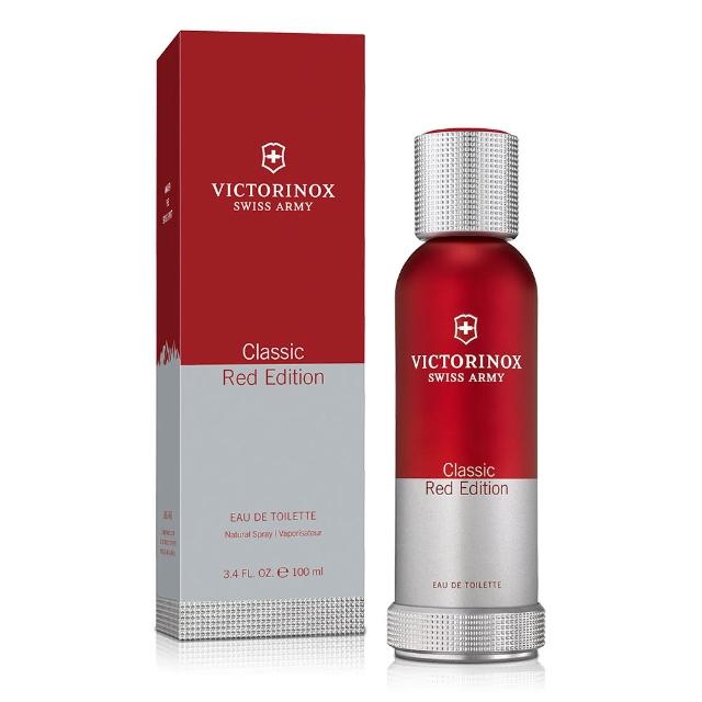 【VICTORINOX 瑞士維氏】Swiss Army 經典活力紅男性淡香水100ml(專櫃公司貨)