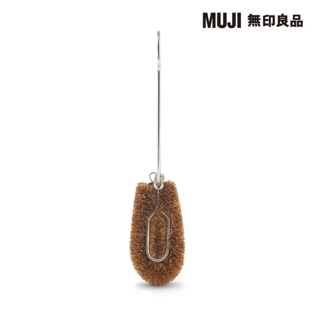 【MUJI 無印良品】長柄椰棕刷框架部分：約22.5 cm 刷子：約寬5×深11×高3 cm