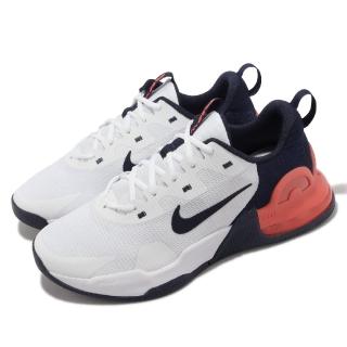 【NIKE 耐吉】訓練鞋 M Air Max Alpha Trainer 5 男鞋 白 深藍 健身 氣墊 運動鞋(DM0829-102)