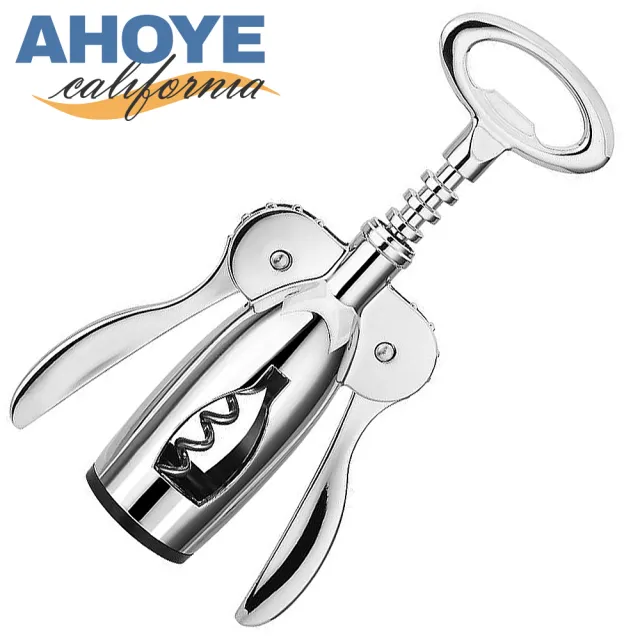 【AHOYE】鋅合金雙翼型紅酒開瓶器(啟瓶器 醒酒器 開酒器)