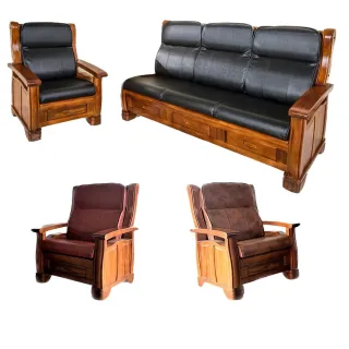 【CLEO】背高74公分乳膠皮沙發坐靠墊(5入)