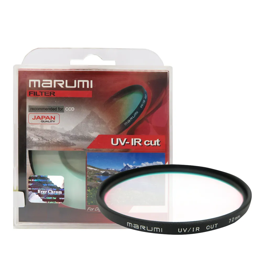 【日本Marumi】72mm UV/IR-CUT 隔絕紅紫外線光學濾鏡(彩宣總代理)