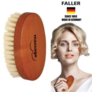 【FALLER德國芙樂森詠木香】德國製白豚鬃美胸按摩刷(乾刷/沐浴按摩美容/夏日慶)