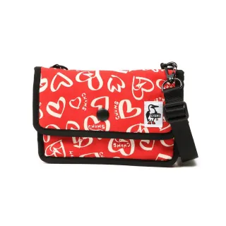 【CHUMS】CHUMS 休閒 Mini Pouch Sweat側背包 Heart(CH603591Z273)