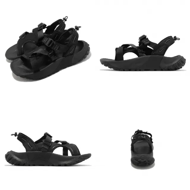 【NIKE 耐吉】涼鞋 Oneonta NN Sandal 男鞋 女鞋 黑 全黑 可調整 緩衝 包覆(FB1948-001)