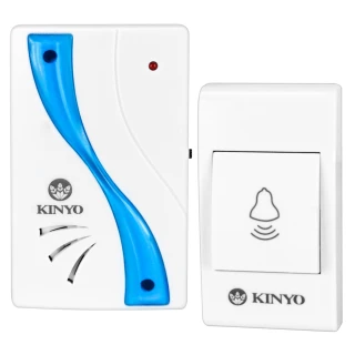 【KINYO】插電式LED燈遠距離無線門鈴(DB-375)