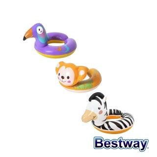 【BESTWAY】野生動物園兒童泳圈 款式隨機出貨(泳具 泳圈)