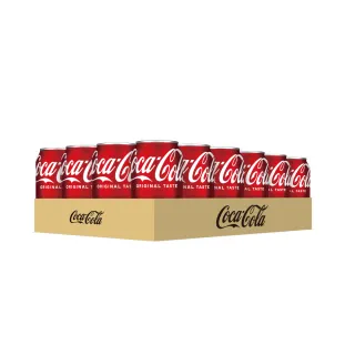 福利品【Coca-Cola 可口可樂】易開罐330ml x24入/箱