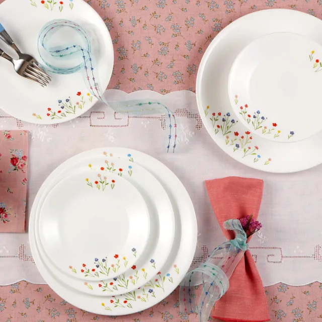 【CORELLE 康寧餐具】春漾花朵12.25吋腰子盤(611)