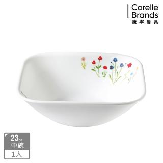【CORELLE 康寧餐具】春漾花朵方形23oz湯碗(2323)
