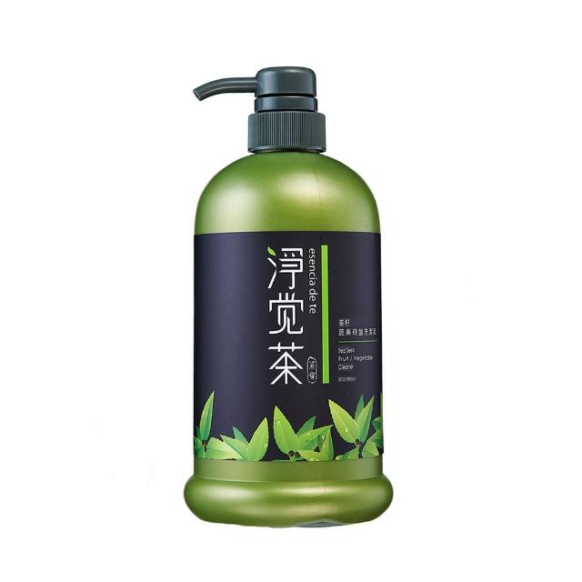 【TEAPOWER 茶寶】淨覺茶 茶籽碗盤蔬果洗潔液800ml(#溫和不傷手 #茶籽酵素 #一瓶搞定)
