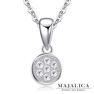 【Majalica】純銀項鍊．女項鏈．新年禮物(銀色白鋯)