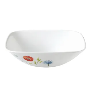 【CORELLE 康寧餐具】花漾彩繪方形1.4L湯碗(2348)